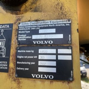 foto 64.5t nakladač VOLVO L330E
