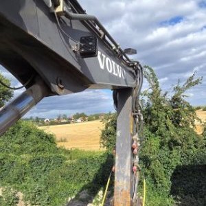 foto 17t bagr Volvo EW140D vývody 4lopaty klima kamera